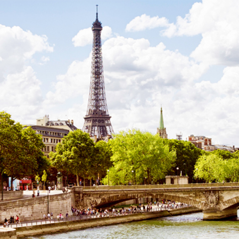 September afternoon in Paris by the Seine.